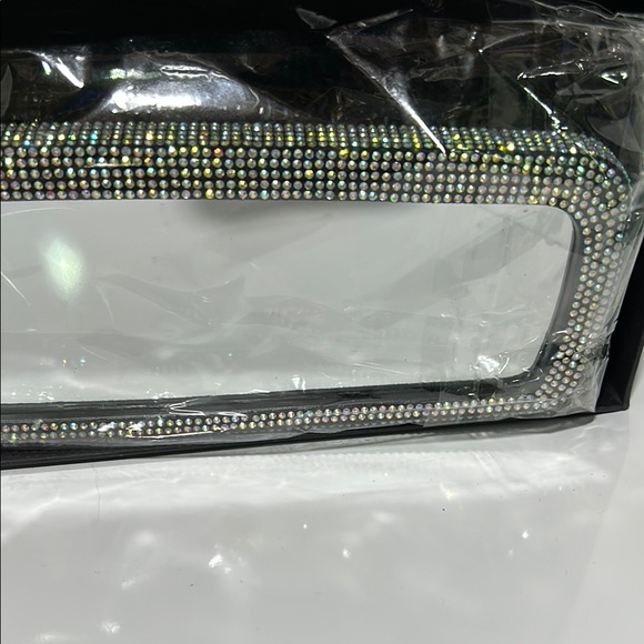 Rhinestone Rearview Mirror - Picture 2 of 4